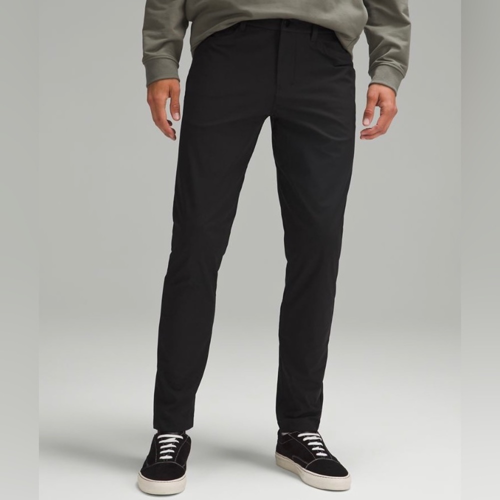 NWT Lululemon ABC Pant Slim Fit *Warpstreme 32x34 - Black